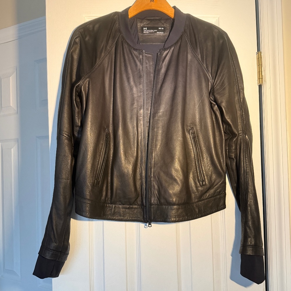 Under Armour X Misty Copeland Soft Leather Jacket